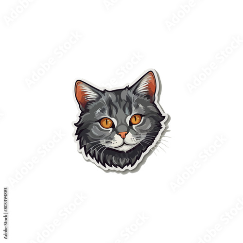 Cat vector breeds cute pet animal set illustration. Different type of vector cats © JakirulIslam