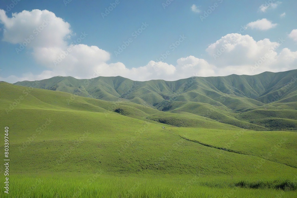 Obraz premium field and sky