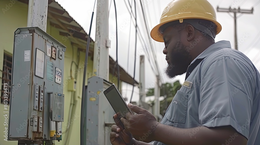The Innovator: A Man in a Hard Hat Harnessing Technology The Innovator: A Man in a Hard Hat Harnessing Technology