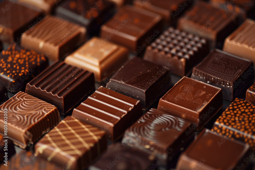 World Chocolate Day Greeting Card, Generative AI World Chocolate Day Greeting Card, Generative AI