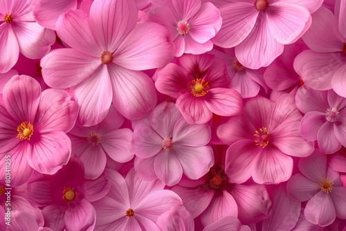 Pink Flowers Floating in the Air © BrandwayArt