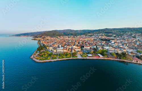 Karamursel, Kocaeli, Turkey. Karamursel is a town and district located in the province of Kocaeli. Aerial shot with drone. photo