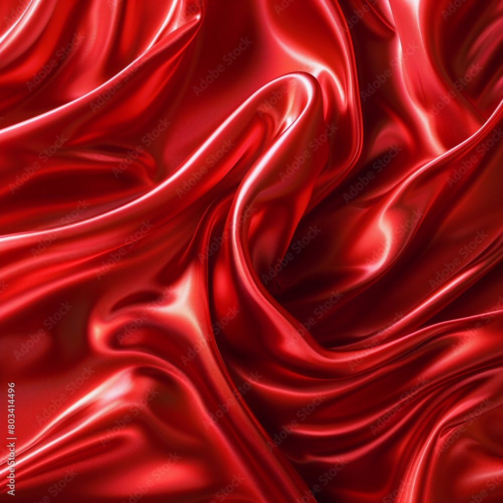 Obraz premium Elegant red silk background
