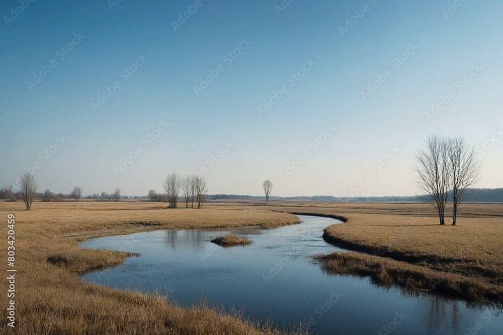 landscape with river