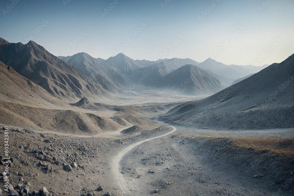 snow covered mountains