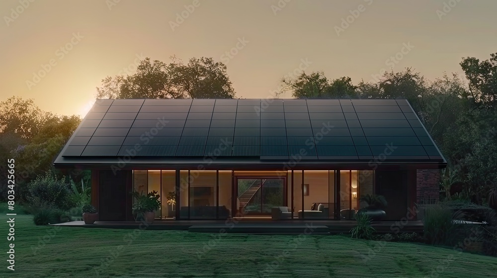Harnessing the Sun: A Modern Home With Solar Power Harnessing the Sun: A Modern Home With Solar Power