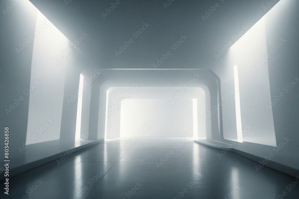 Obraz premium light in the corridor