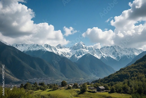 landscape in the mountains