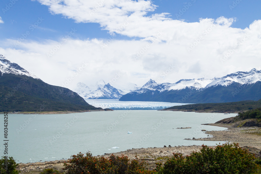 Naklejka premium Perito Moreno glacier view, Patagonia landscape, Argentina