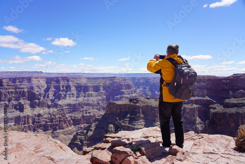 Tourist in the Grand Canyon West