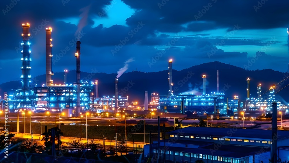 Carbon Capture, Utilization, and Storage (CCUS): A Solution to Reduce Industrial Emissions. Concept Environmental Impact, Sustainable Technologies, Greenhouse Gas Reduction, Industrial Innovation