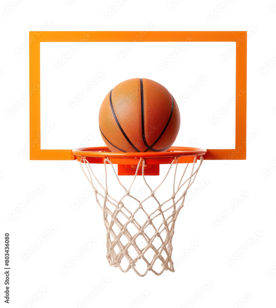 PNG  Basketball sports hoop white background.