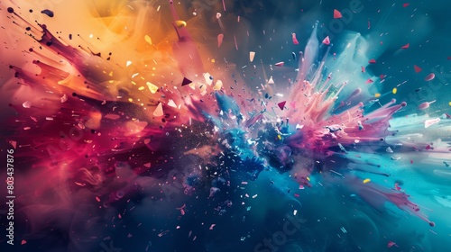 Dispersion Concept Art  Variant Color Abstract Collection