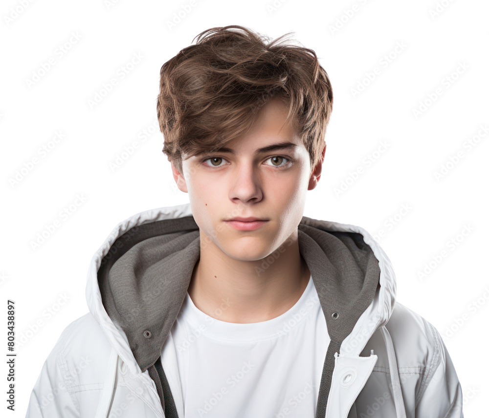 PNG Teenager portrait photo white background. PNG Teenager portrait photo white background.