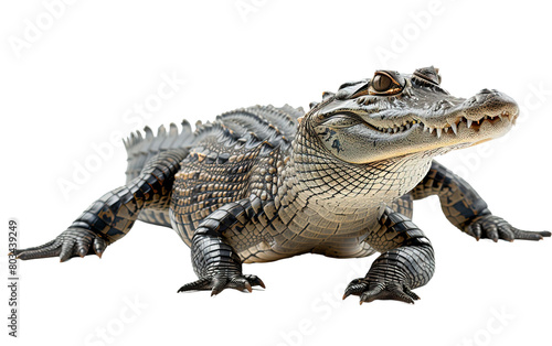 A crocodile on white background png