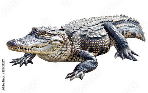 A crocodile on white background png