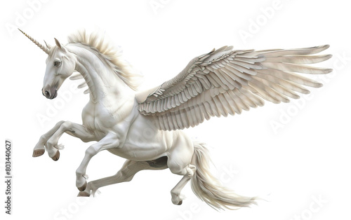 A pegasus on white background,png © Uday
