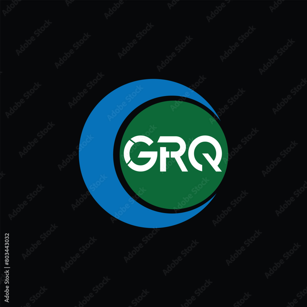 GRQ logo. GRQ logo letter logo design GRQ logo. GRQ logo letter logo design
