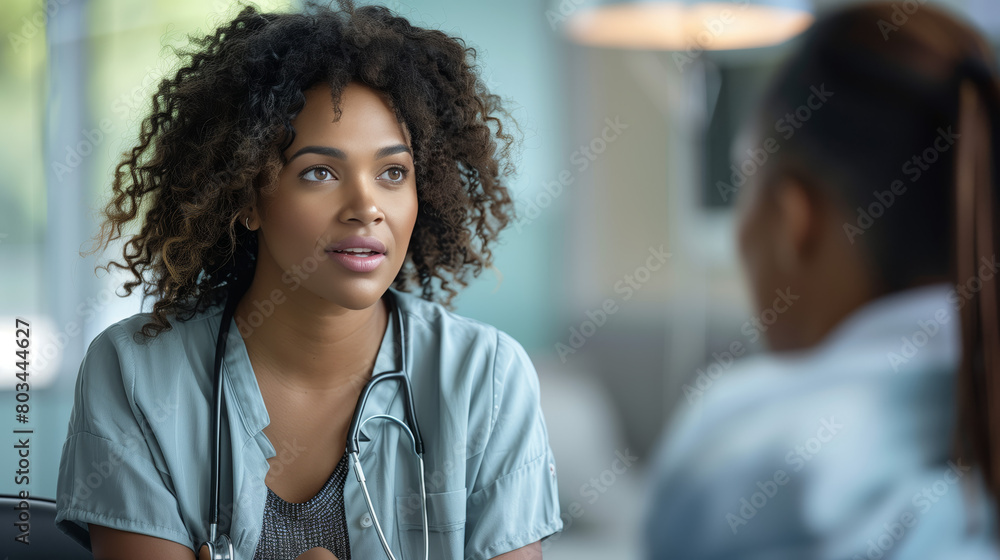 A photograph of a healthcare provider comforting a patient or discussing treatment options with empathy and expertise. A photograph of a healthcare provider comforting a patient or discussing treatment options with empathy and expertise.