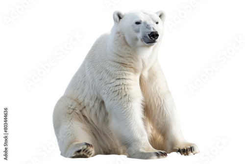 Polar Bear Isolated on Transparent Background