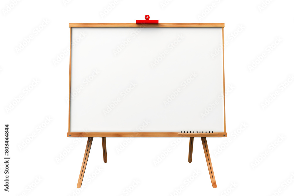 Wood Framed Whiteboard on Minimalist Stand Wood Framed Whiteboard on Minimalist Stand