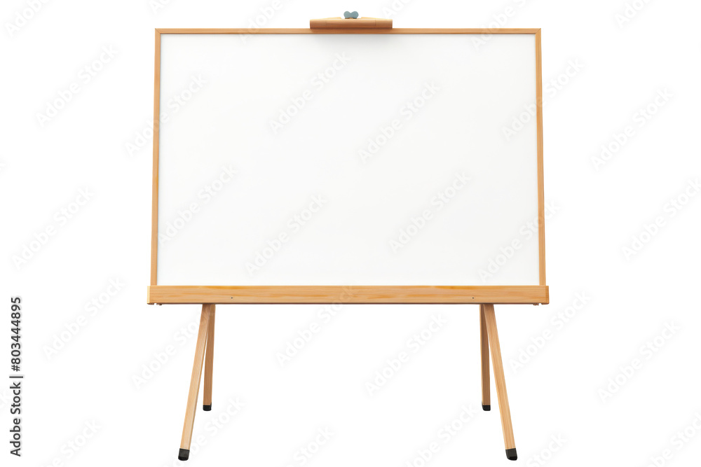 Wood Framed Whiteboard on Minimalist Stand Wood Framed Whiteboard on Minimalist Stand