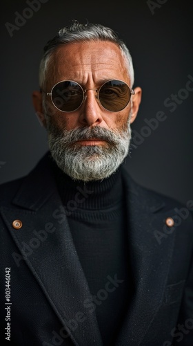 Man With Beard Wearing Sunglasses