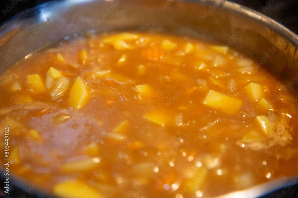 Japanese Curry being made Japanese Curry being made