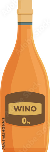 Wine product drink icon cartoon vector. Object advice. Healthy fluid