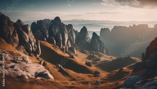 Mountains  rocks  river  landscape