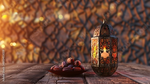 lanterns on eid card