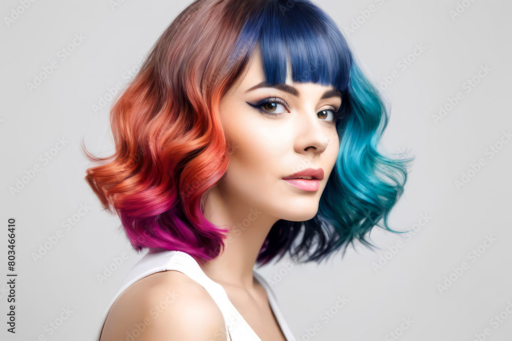 Fototapeta premium salon hair styling and coloring concepts