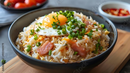 Rice and vegetable dishes with meat options, including couscous, salads, and risotto, served on plates