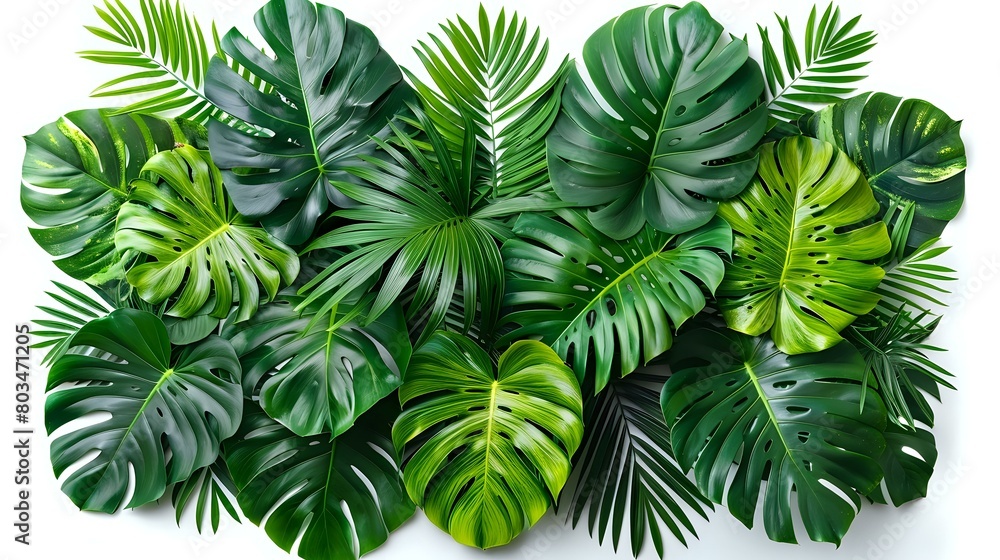 Tropical Leaves with Calming Rhythm