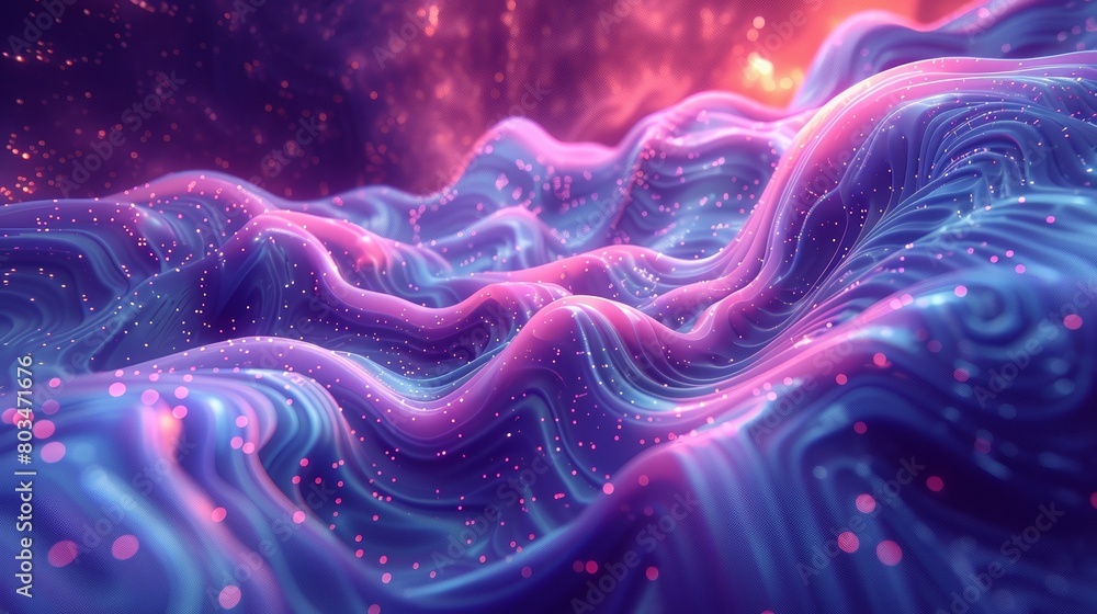 3D Illustrate of Explore the quantum realm where neuroplasticity shapes the landscape of emotional resilience. 3D Illustrate of Explore the quantum realm where neuroplasticity shapes the landscape of emotional resilience.