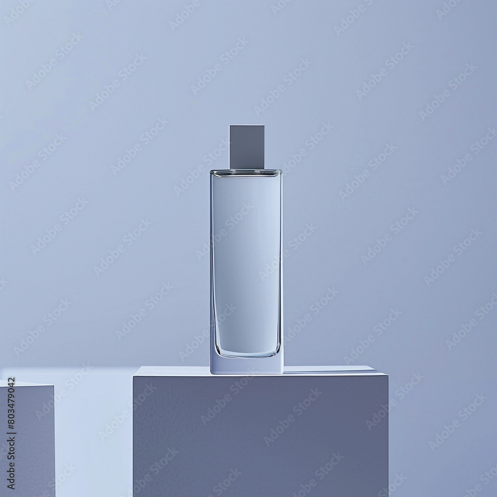 Minimalist transparent perfume presentation Minimalist transparent perfume presentation
