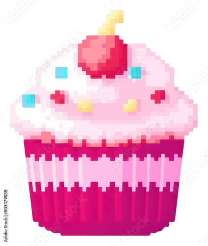PNG Cute cup cake cupcake dessert food. © Rawpixel.com