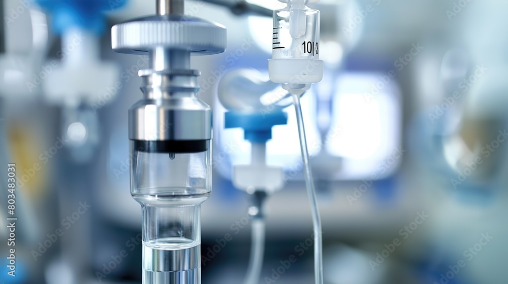 Close up photo of medical device used in contemporary healthcare facility AI generative Close up photo of medical device used in contemporary healthcare facility AI generative