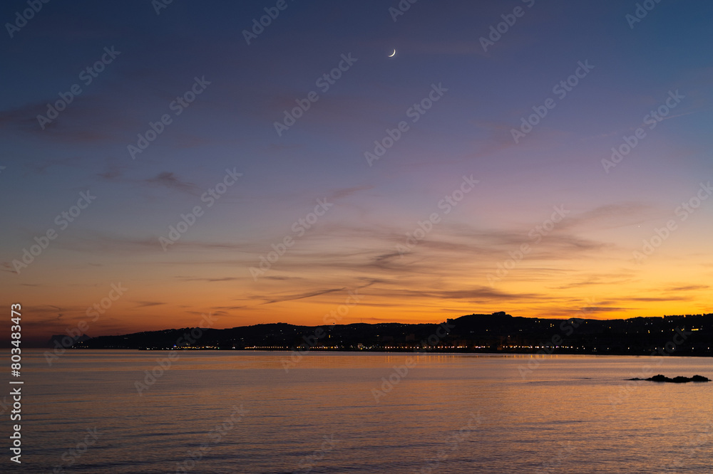 Sunset. Sunset view Costa del Sol, Marbella, Spain. Sunset. Sunset view Costa del Sol, Marbella, Spain.
