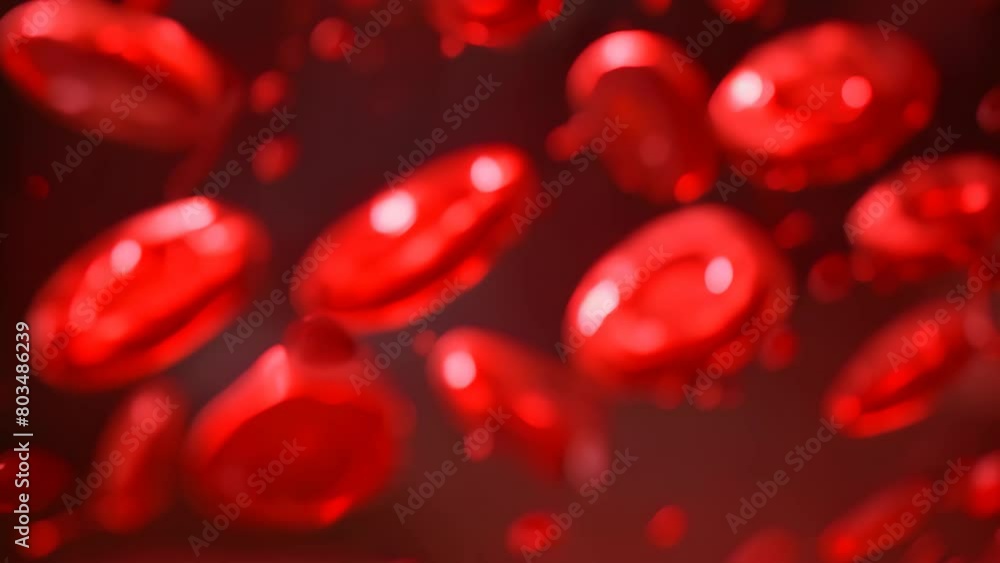 A cluster of vibrant red balloons suspended in mid-air, defying gravity, Stylized, cartoon-like red blood cells, perfect for a biology textbook A cluster of vibrant red balloons suspended in mid-air, defying gravity, Stylized, cartoon-like red blood cells, perfect for a biology textbook