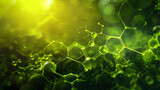 yellow green chemical background