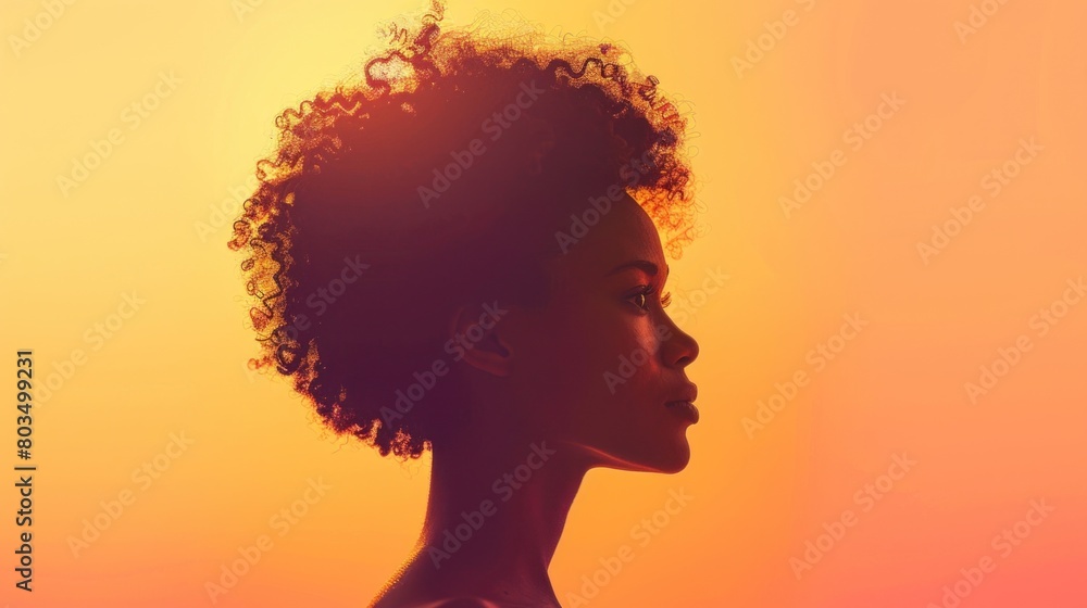 A subtle glow highlighting a woman's silhouette, signifying empowerment. A subtle glow highlighting a woman's silhouette, signifying empowerment.