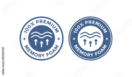 100% premium memory foam logo badge. Suitable for product label