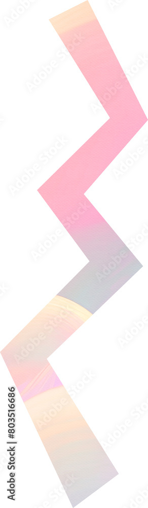 abstract pastel modern shape isolated for decorate