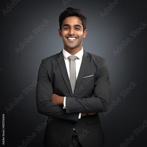 Man in suit and tie posing for picture