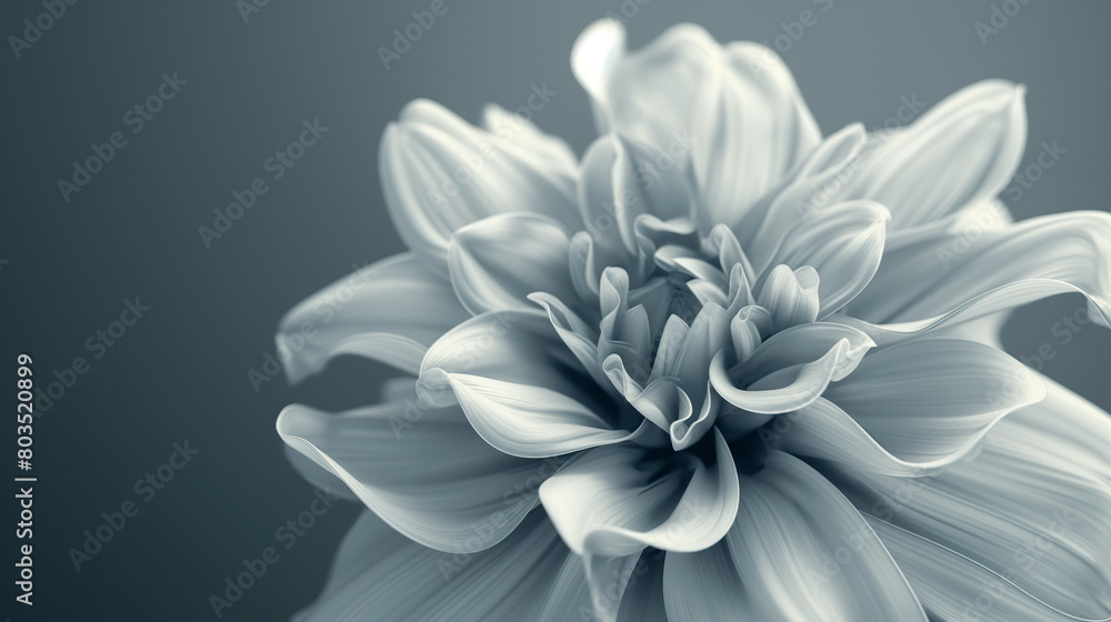 Abstract flower on a monochrome background Abstract flower on a monochrome background