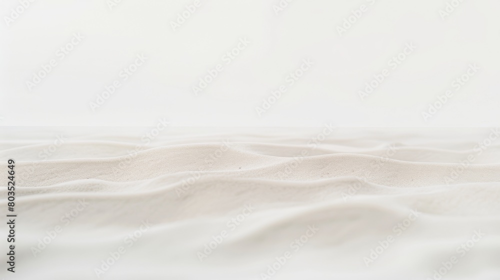 Obraz premium Serene Cream Sand Flat at Sunset: Intimate Romantic Beach Setting