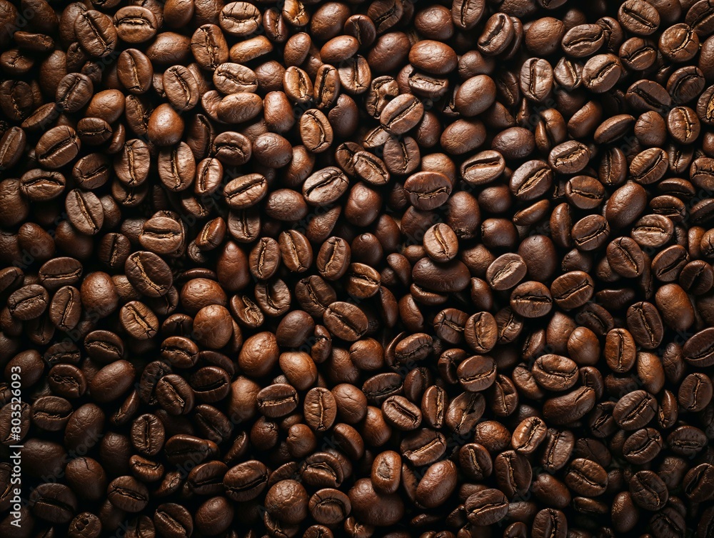 Fototapeta premium Sfondo texture chicchi di caffè