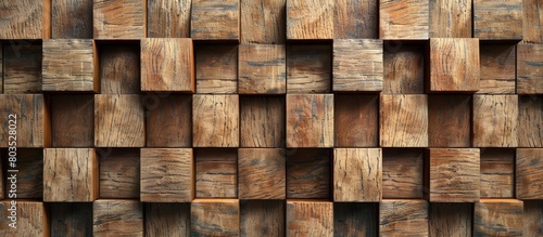 background made of wood panels