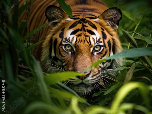 Fierce tiger in the jungle